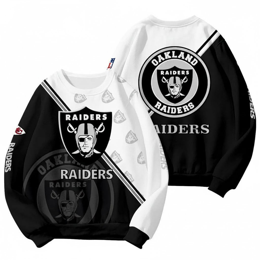 LV Raiders Football Team Round Neck Sweatshirt