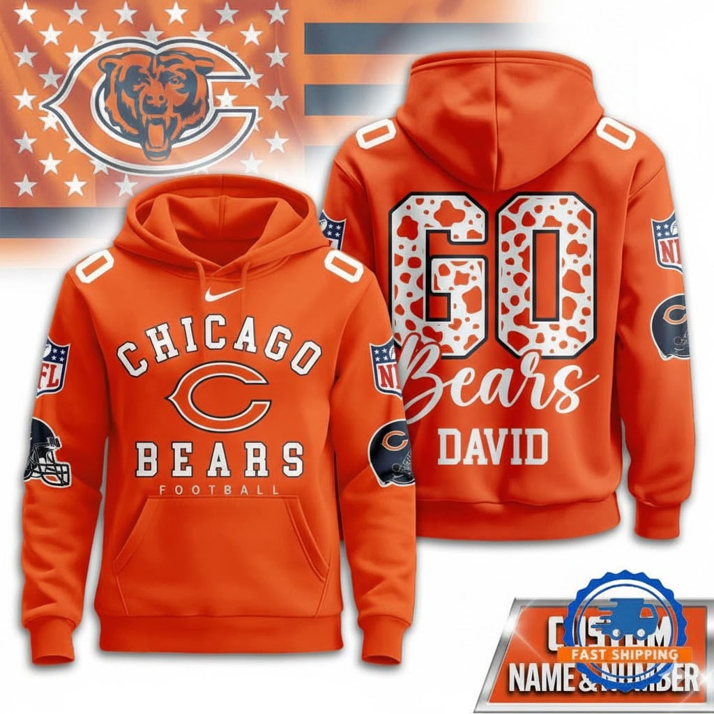 CHI Bears Football Custom Game Day Hoodie Shirt