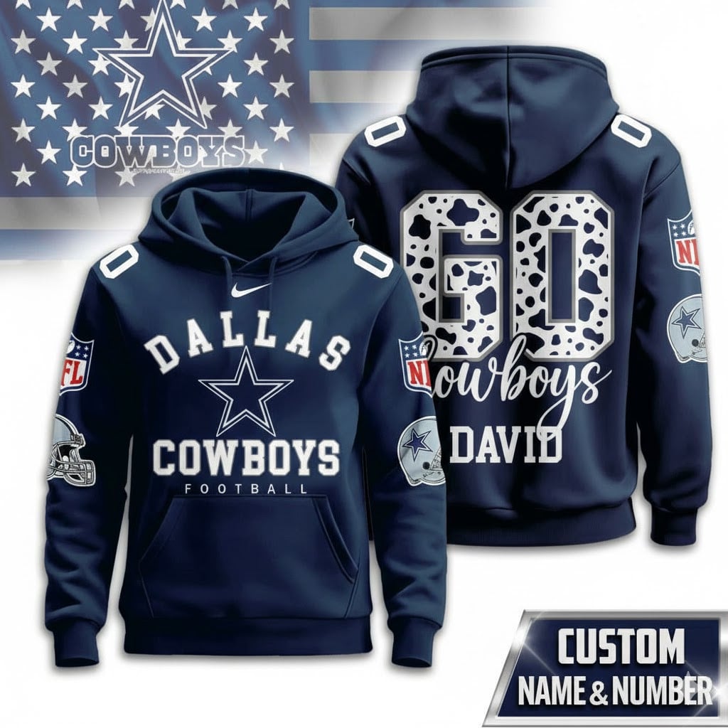 DAL Cowboys Football Custom Game Day Hoodie Shirt