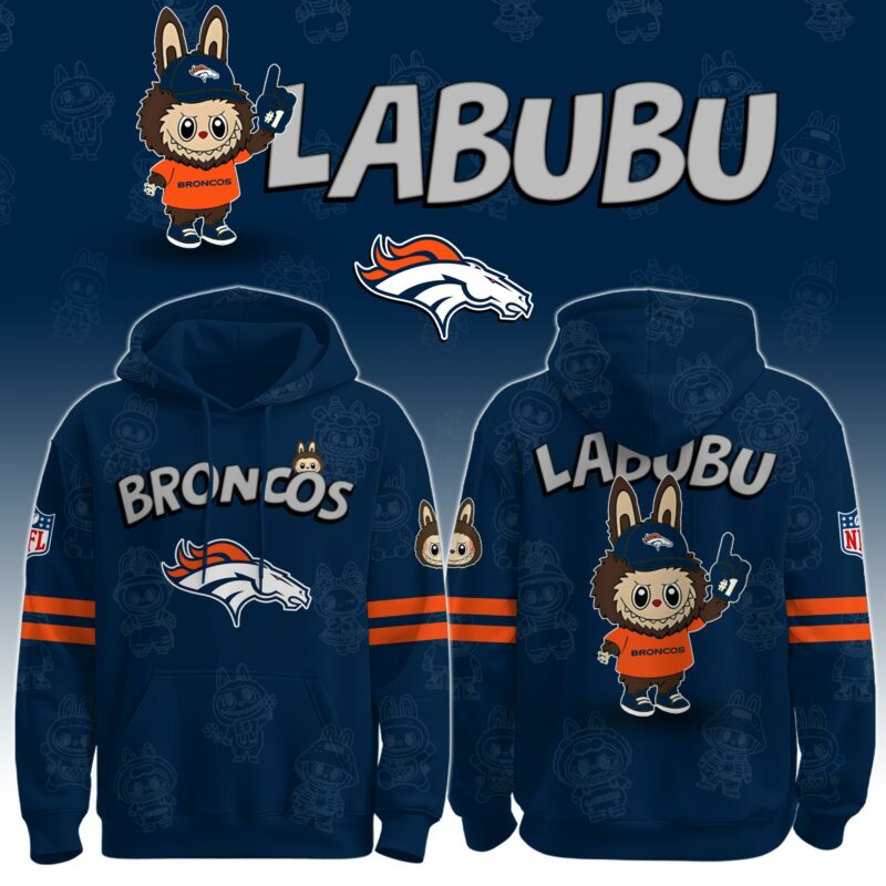 D Broncos x Labubu Limited Edition Hoodie