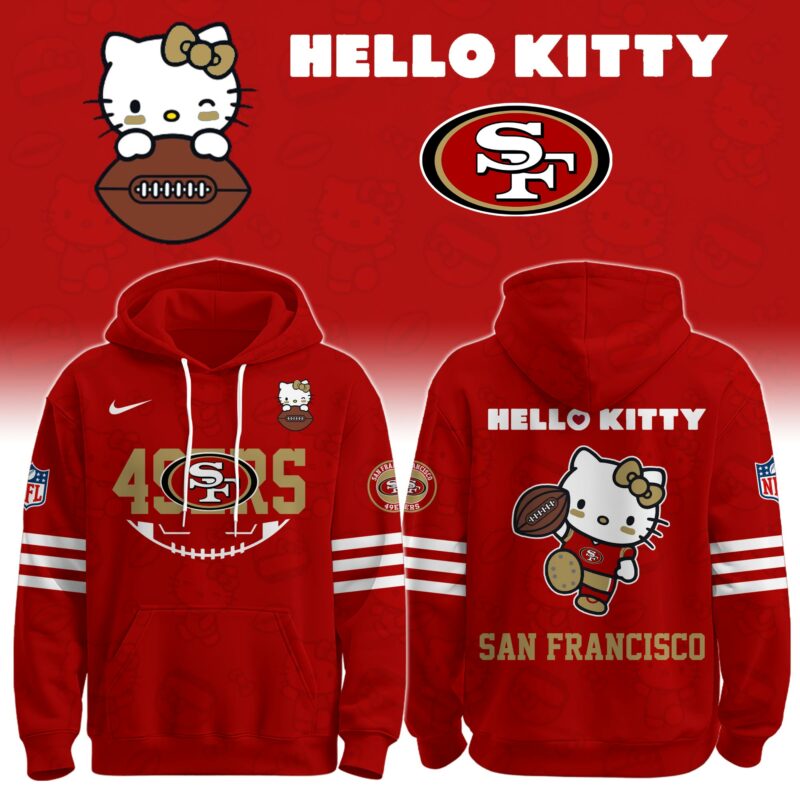 SF 49ers Special Hello Kitty Limited Edition Hoodie