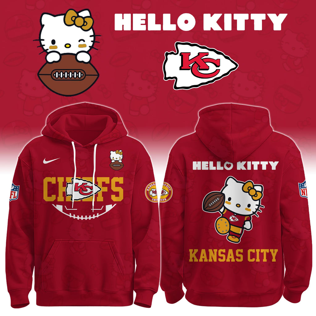 .KC Chiefs Special Hello Kitty Limited Edition Hoodie