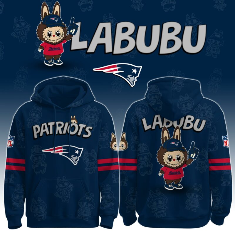 NE Patriots x Labubu Limited Edition Hoodie