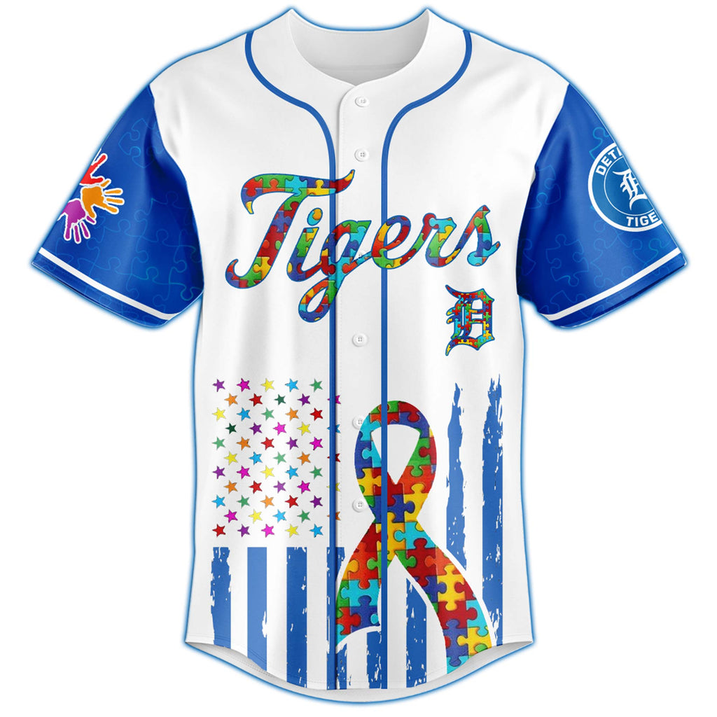 Detroit Tigers × Special Autism Awareness Month Limited Edition Jersey