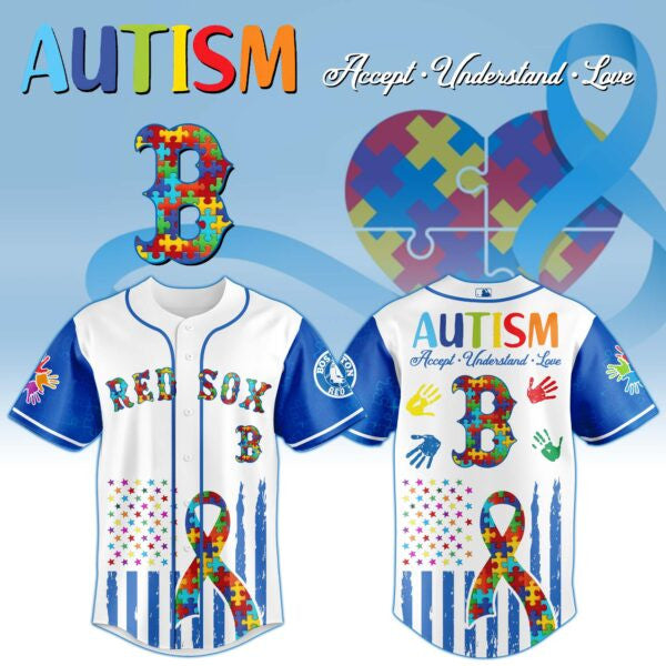 Boston Red Sox × Special Autism Awareness Month Limited Edition Jersey