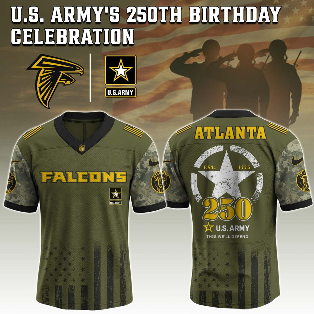 Atlanta Falcons NFL x U.S. ARMY'S 250TH Birthday Special Edition Jersey