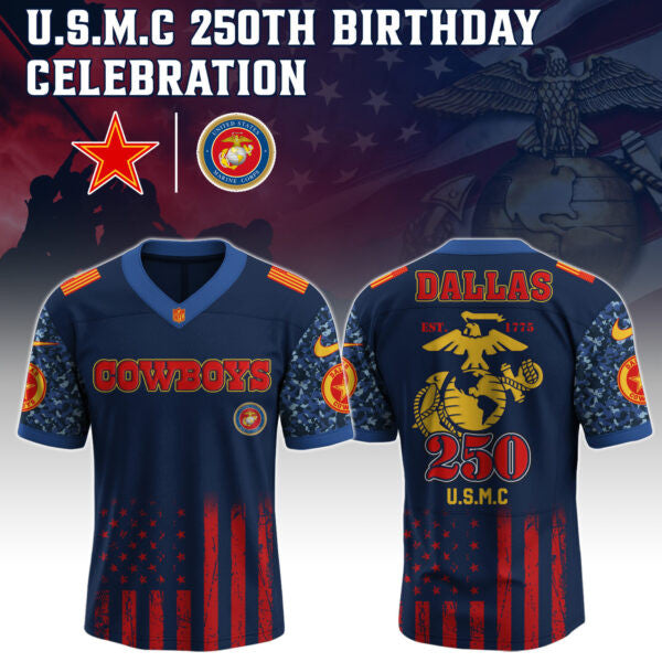 Dallas Cowboys NFL x U.S.M.C 250TH Birthday Special Edition Jersey