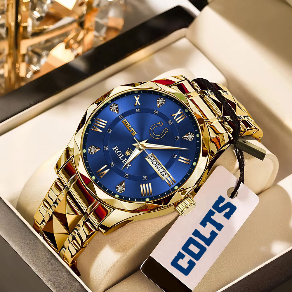 Indianapolis Colts x Rolex Alloy Luxury Quartz Watch