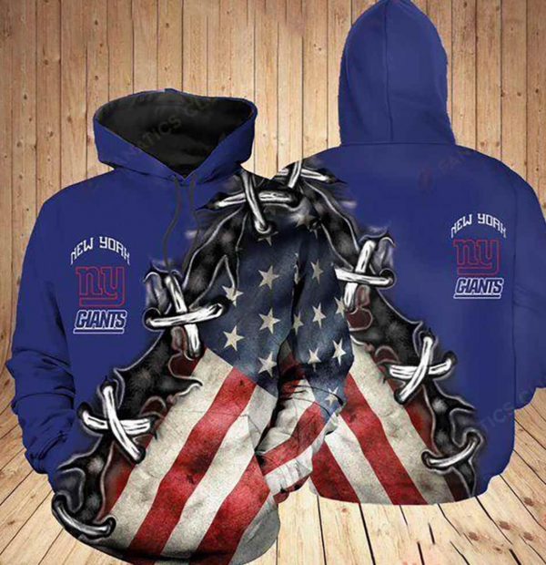 Nfl New York Giants Nygt Hoodie 3D