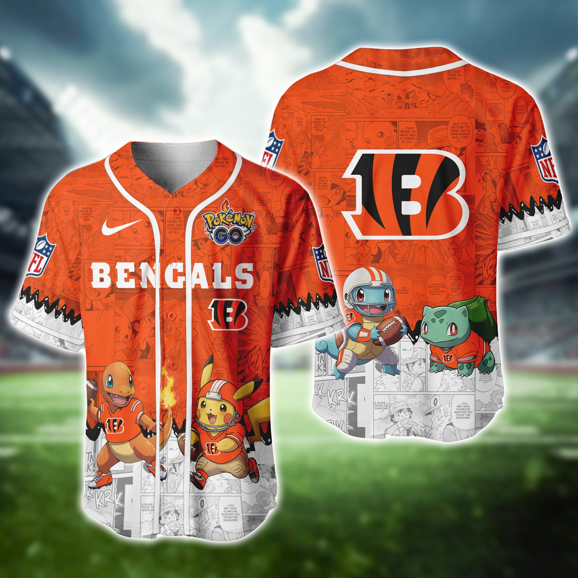 CIN Bengals Pokemon Jersey Limited Edition