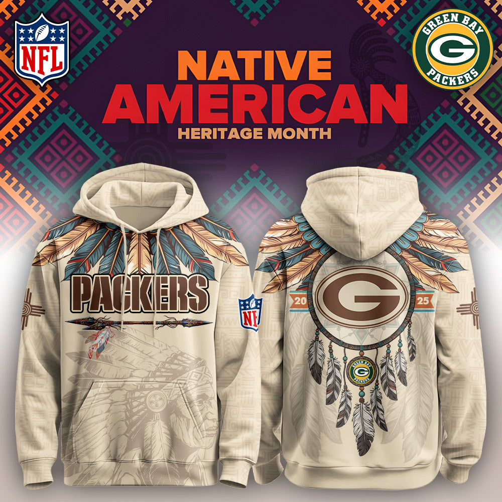 GB Packers-Native American Heritage Month Limited Editions Hoodie