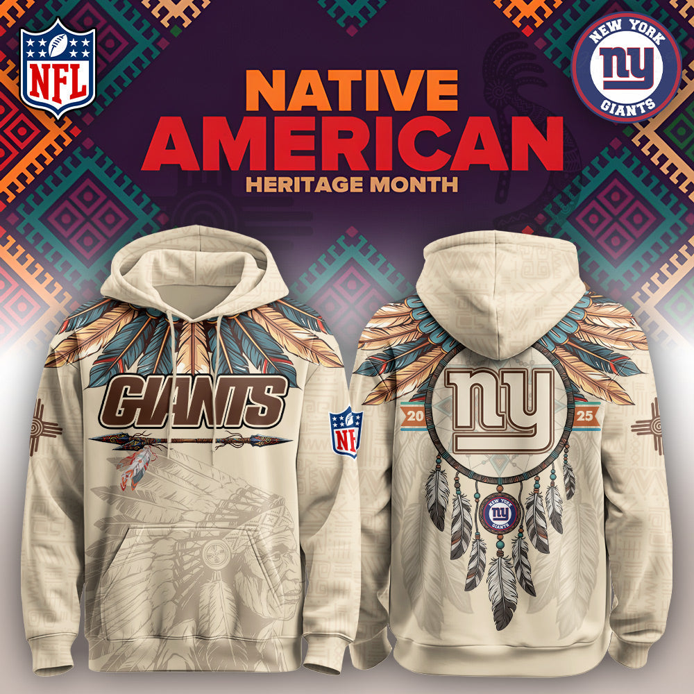 NYG Giants-Native American Heritage Month Limited Editions Hoodie