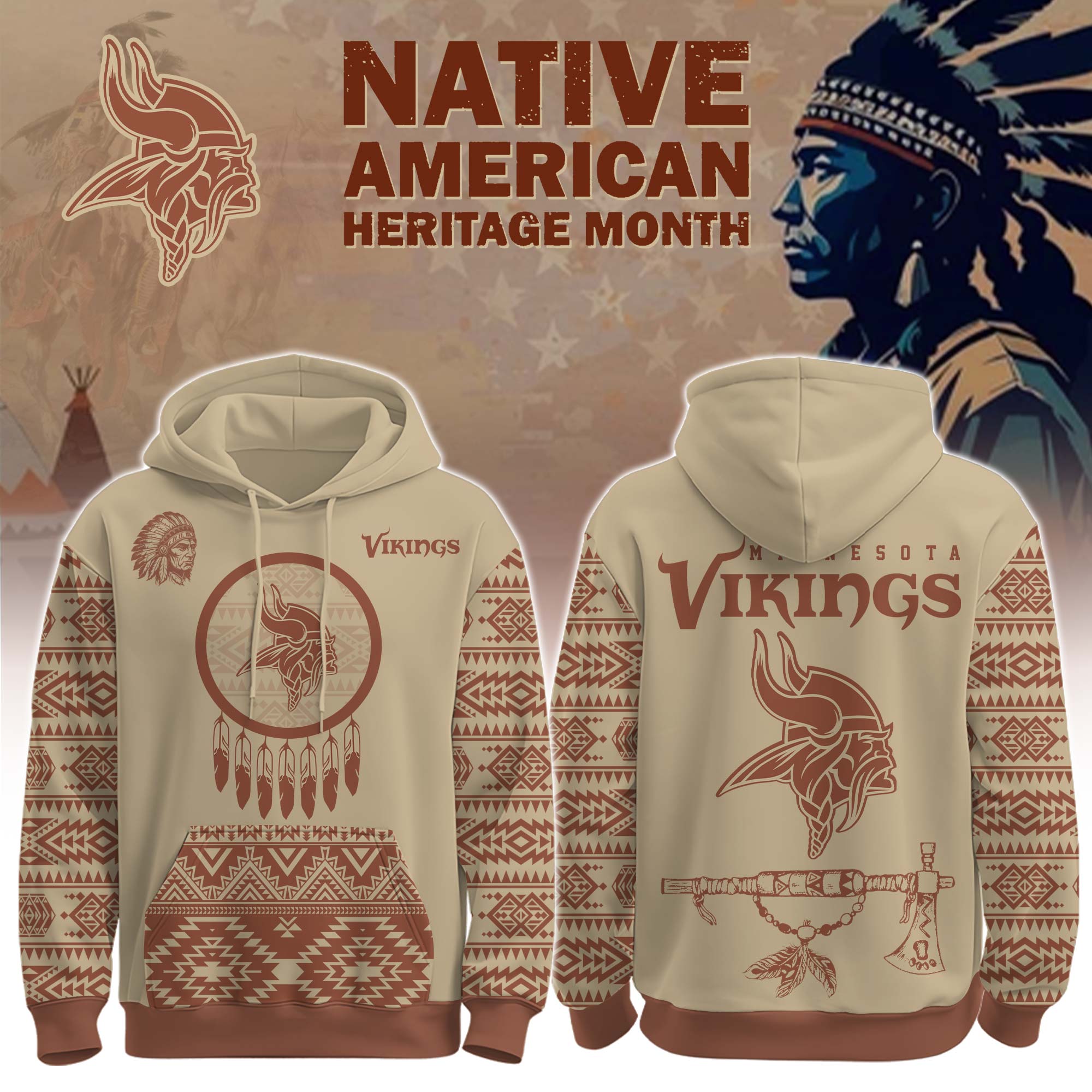 MIN Vikings Native American Heritage Month Ver 2