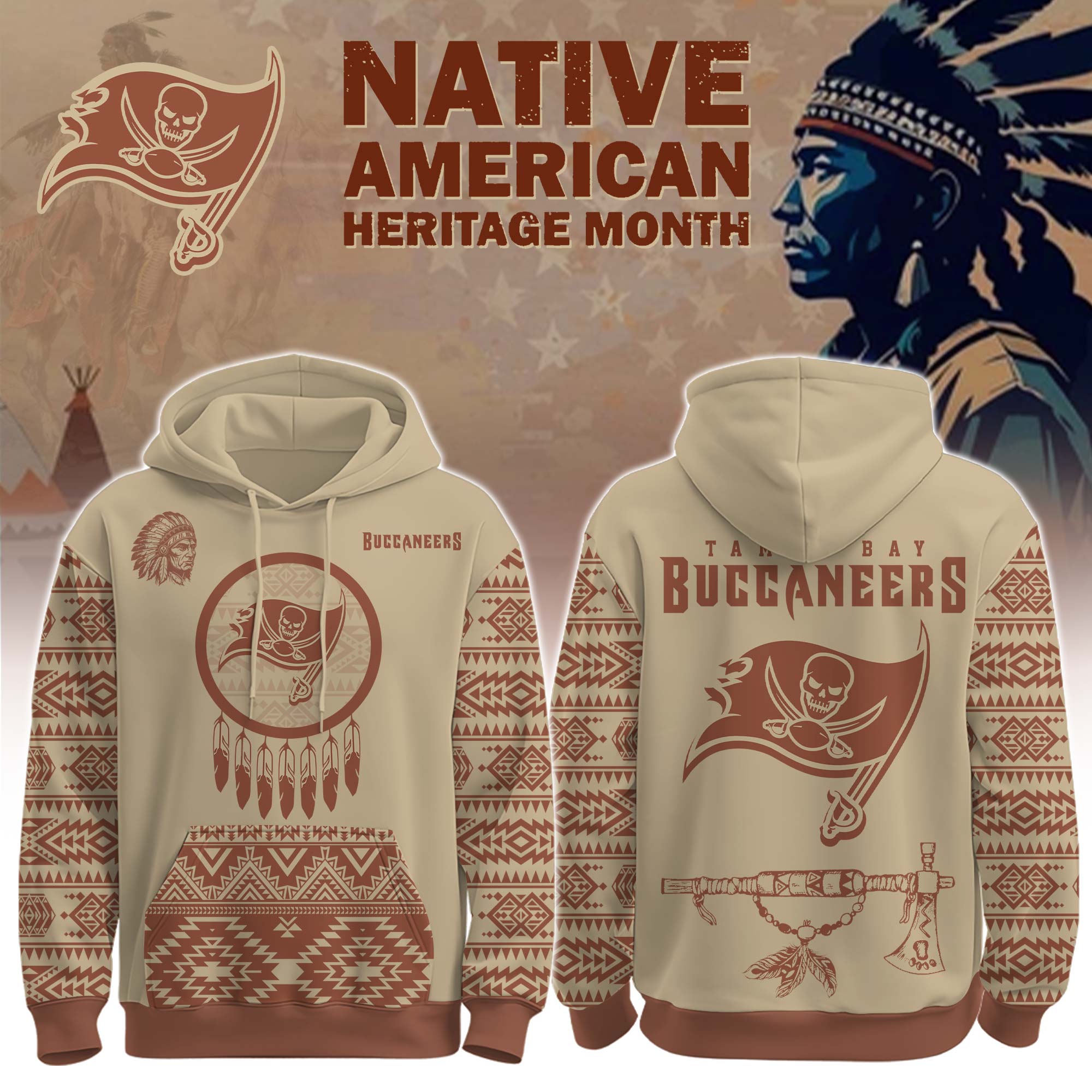 TB Buccaneers Native American Heritage Month Ver 2