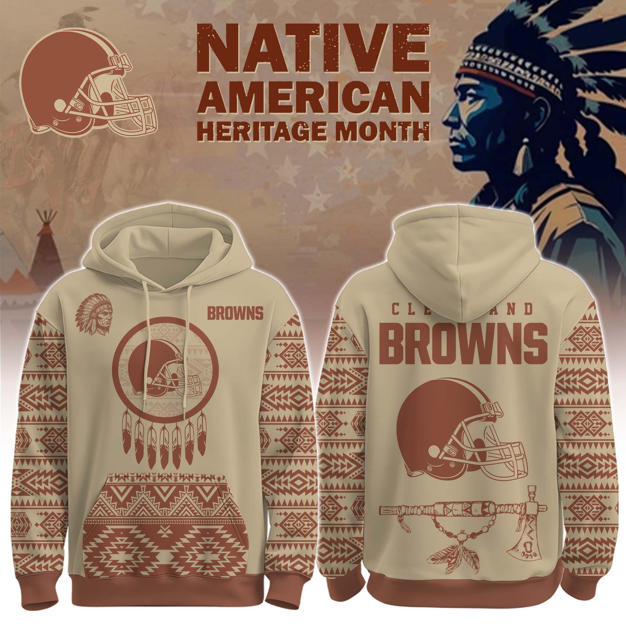 CLE Browns Native American Heritage Month Ver 2