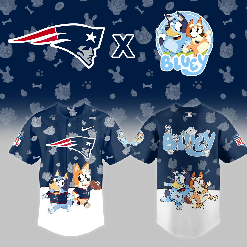 NE.Patriots x Bluey Night Limited Jersey