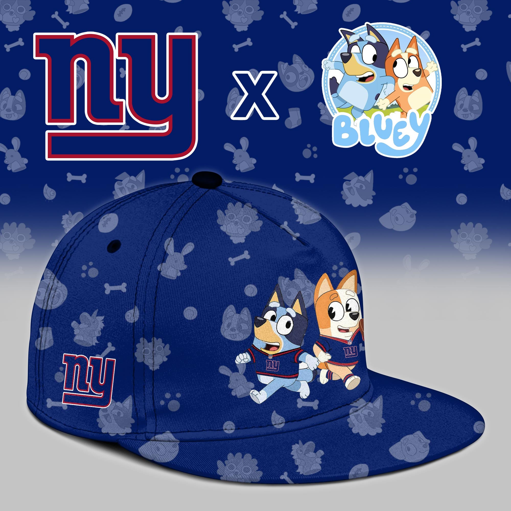 NY.Giants x Bluey Night Limited Jersey