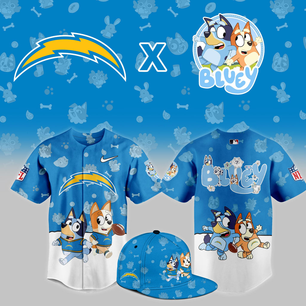 LA.Chargers x Bluey Night Limited Jersey